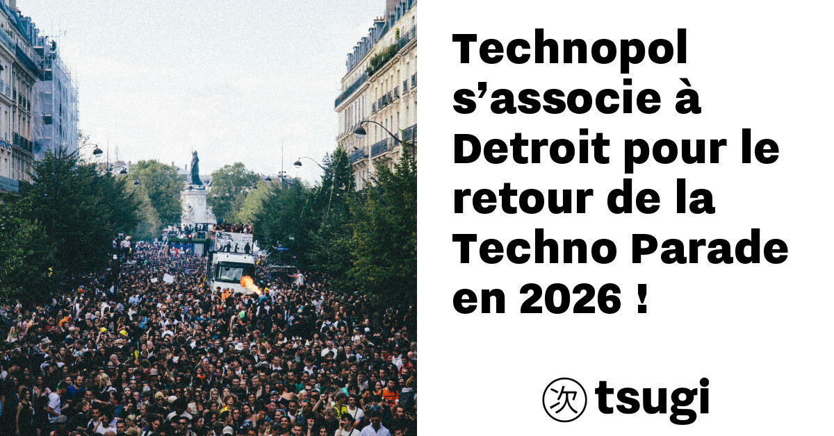 technopol s associe a detroit pour le retour de la techno parade en 2026